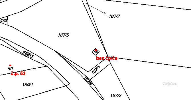 Bašnice 88873773 na parcele st. 183 v KÚ Bašnice, Katastrální mapa