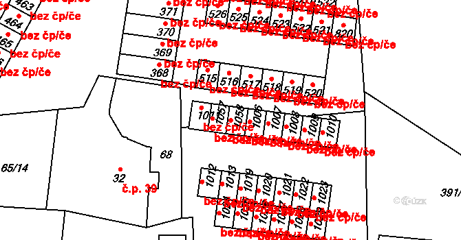 Ždírec nad Doubravou 38724774 na parcele st. 1058 v KÚ Ždírec nad Doubravou, Katastrální mapa