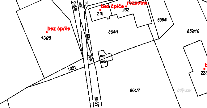 Police nad Metují 46500774 na parcele st. 218/1 v KÚ Radešov nad Metují, Katastrální mapa