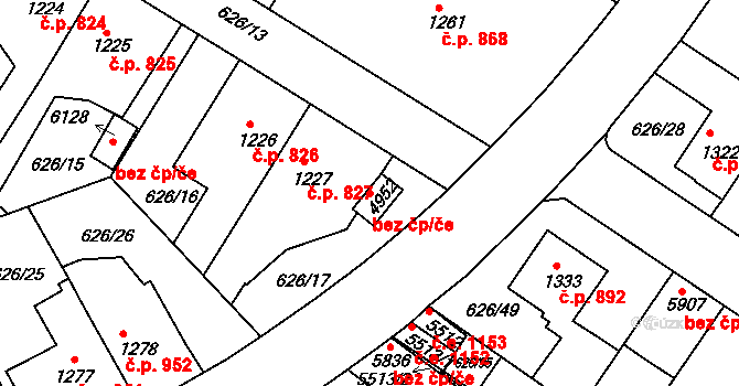 Rakovník 47935774 na parcele st. 4952 v KÚ Rakovník, Katastrální mapa