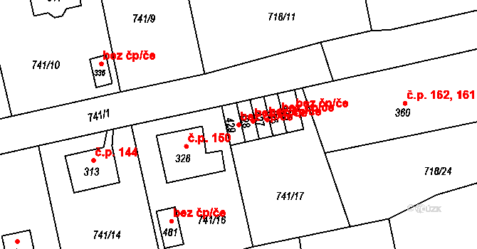Česká Kamenice 49121774 na parcele st. 429 v KÚ Dolní Kamenice, Katastrální mapa