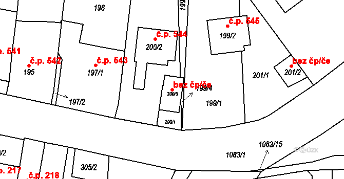 Objekt 148939775, Katastrální mapa