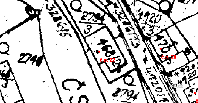 Mikulovice 22 na parcele st. 468/2 v KÚ Mikulovice u Jeseníka, Katastrální mapa