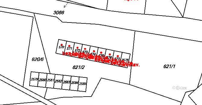 Olešnice v Orlických horách 42970776 na parcele st. 575 v KÚ Olešnice v Orlických horách, Katastrální mapa