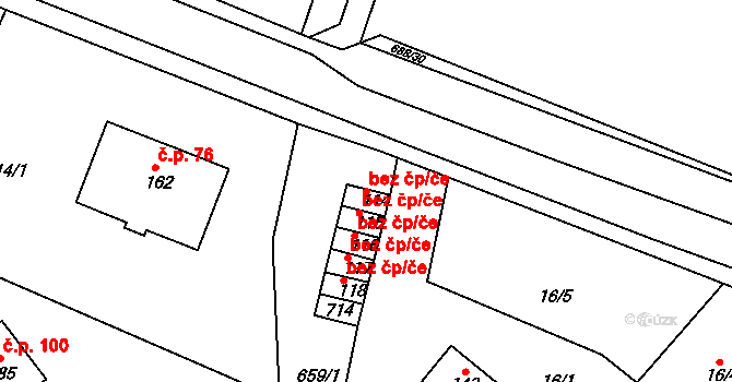 Putimov 49618776 na parcele st. 114 v KÚ Putimov, Katastrální mapa
