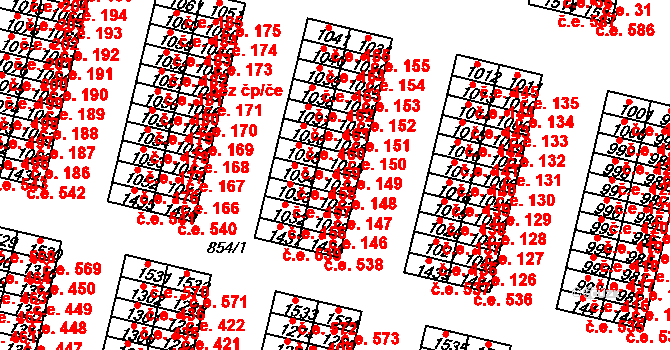 Řetenice 148, Teplice na parcele st. 1024 v KÚ Teplice-Řetenice, Katastrální mapa