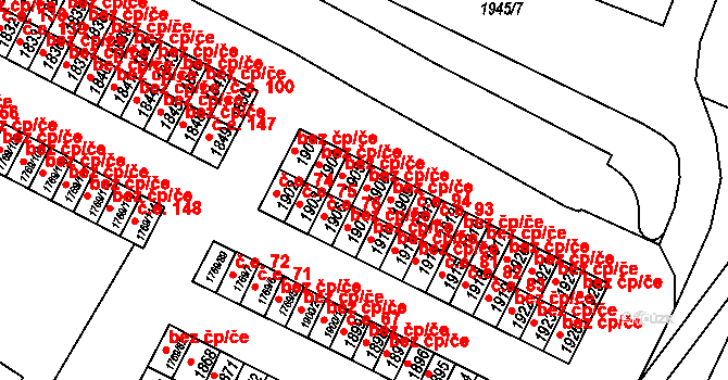 Tachov 38309777 na parcele st. 1908 v KÚ Tachov, Katastrální mapa