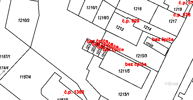 Rýmařov 42729777 na parcele st. 1211/3 v KÚ Rýmařov, Katastrální mapa