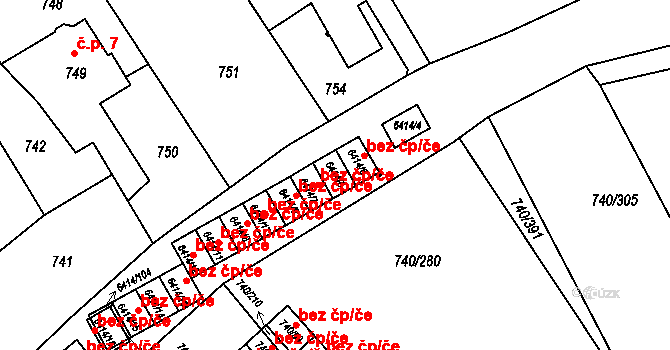 Petřvald 99263777 na parcele st. 6414/6 v KÚ Petřvald u Karviné, Katastrální mapa
