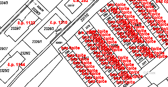 Komín 1083, Brno, Katastrální mapa
