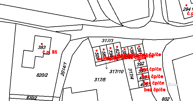Svratouch 38054779 na parcele st. 509 v KÚ Svratouch, Katastrální mapa