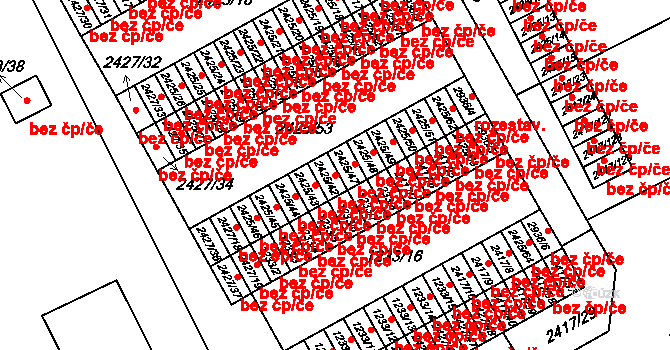 Rychnov nad Kněžnou 48772780 na parcele st. 2425/42 v KÚ Rychnov nad Kněžnou, Katastrální mapa