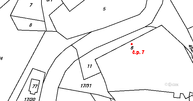 Lešov 46, Pelhřimov, Katastrální mapa