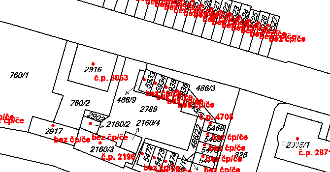 Jablonec nad Nisou 2391, Katastrální mapa