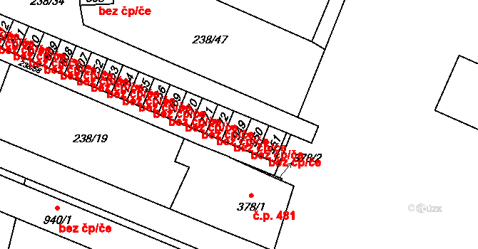 Nová Včelnice 41929781 na parcele st. 949 v KÚ Nová Včelnice, Katastrální mapa