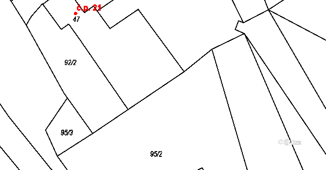Litíč 47, Katastrální mapa