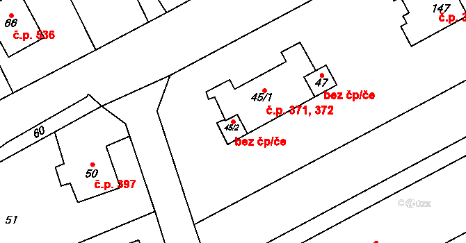 Velké Opatovice 92462782 na parcele st. 45/2 v KÚ Velké Opatovice, Katastrální mapa