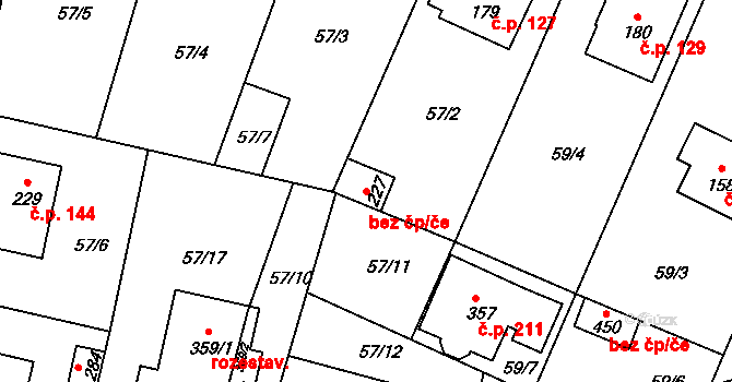 Klenovice 40904784 na parcele st. 227 v KÚ Klenovice u Soběslavi, Katastrální mapa