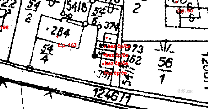 Opatovec 46540784 na parcele st. 362 v KÚ Opatovec, Katastrální mapa