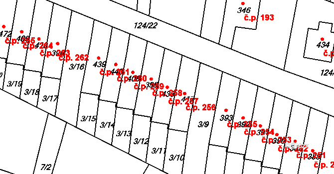 Malá Skalice 257, Česká Skalice na parcele st. 433 v KÚ Malá Skalice, Katastrální mapa