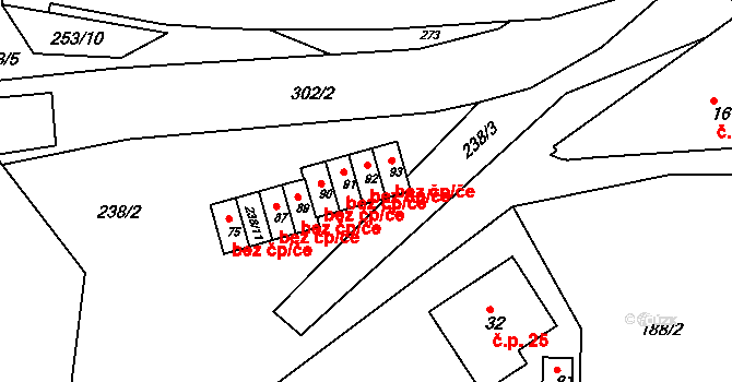 Černvír 44129785 na parcele st. 92 v KÚ Černvír, Katastrální mapa