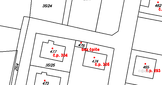 Čimelice 39944786 na parcele st. 475 v KÚ Čimelice, Katastrální mapa