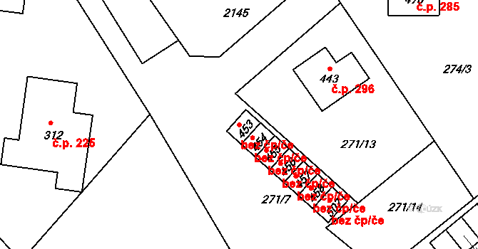 Jenišovice 42862787 na parcele st. 453 v KÚ Jenišovice u Jablonce nad Nisou, Katastrální mapa