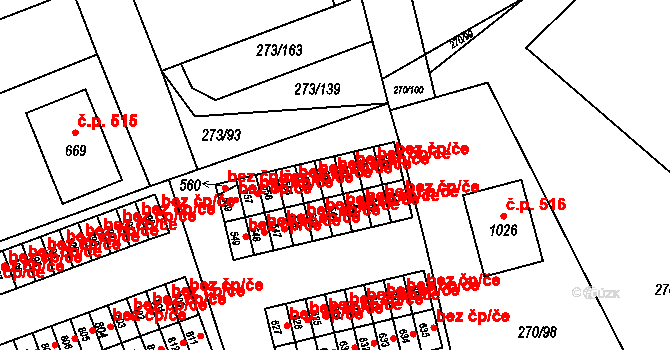 Třemošnice 43307787 na parcele st. 553 v KÚ Třemošnice nad Doubravou, Katastrální mapa