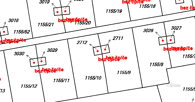 Český Krumlov 44169787 na parcele st. 2712 v KÚ Český Krumlov, Katastrální mapa
