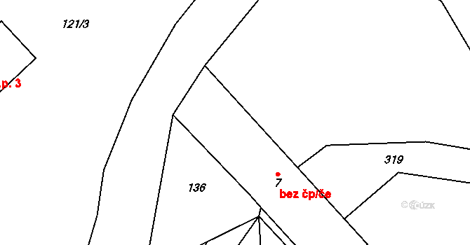 Teplice nad Metují 45998787 na parcele st. 7 v KÚ Skály u Teplic nad Metují, Katastrální mapa