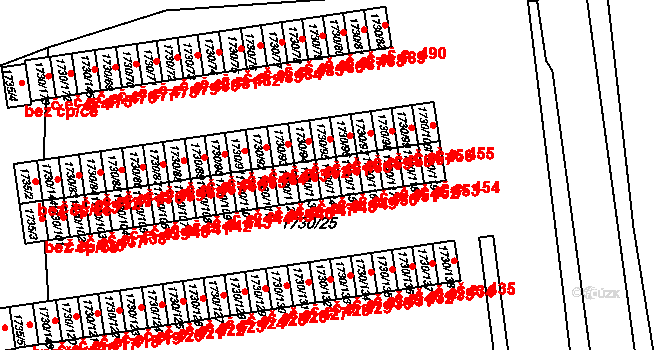 Miřetice u Klášterce nad Ohří 449, Klášterec nad Ohří na parcele st. 1730/114 v KÚ Miřetice u Klášterce nad Ohří, Katastrální mapa