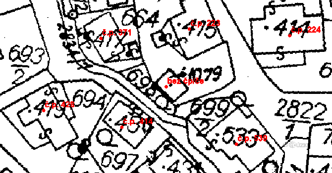 Libina 44910789 na parcele st. 5616 v KÚ Horní Libina, Katastrální mapa