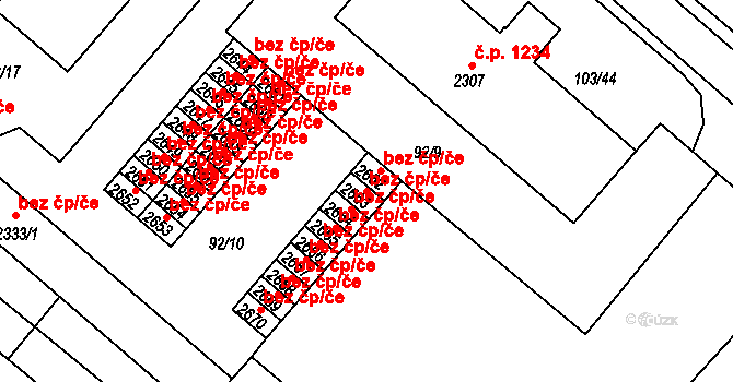 Neratovice 45407789 na parcele st. 2663 v KÚ Neratovice, Katastrální mapa