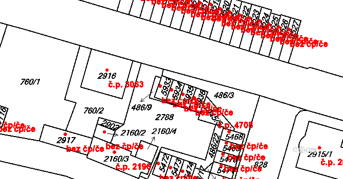 Jablonec nad Nisou 2390, Katastrální mapa