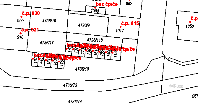 Hrušovany nad Jevišovkou 41573790 na parcele st. 1558 v KÚ Hrušovany nad Jevišovkou, Katastrální mapa