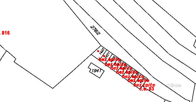 Litovel 90, Katastrální mapa