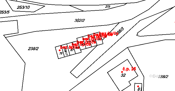 Černvír 42151791 na parcele st. 91 v KÚ Černvír, Katastrální mapa