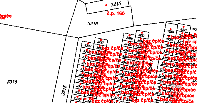 Orlová 43951791 na parcele st. 3289 v KÚ Horní Lutyně, Katastrální mapa