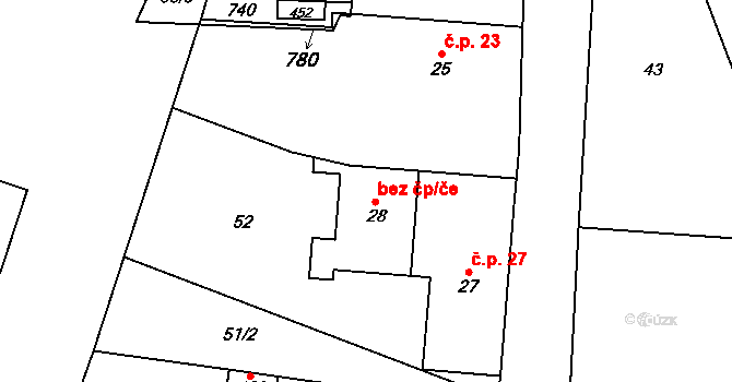 Teplice nad Metují 46002791 na parcele st. 28 v KÚ Teplice nad Metují, Katastrální mapa