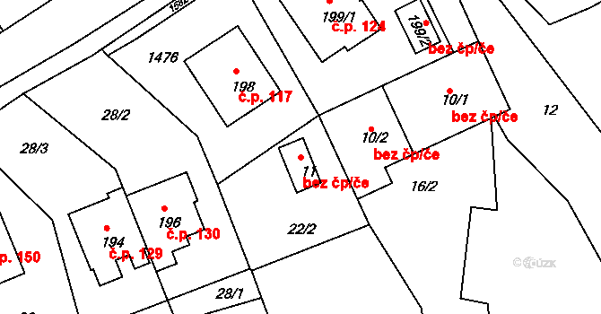 Vršovice 42692792 na parcele st. 11 v KÚ Vršovice u Opavy, Katastrální mapa