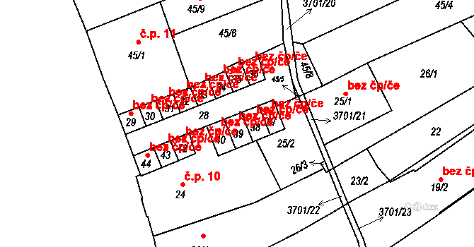 Holešov 47952792 na parcele st. 39 v KÚ Holešov, Katastrální mapa