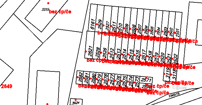 Rožnov pod Radhoštěm 39565793 na parcele st. 2526 v KÚ Rožnov pod Radhoštěm, Katastrální mapa