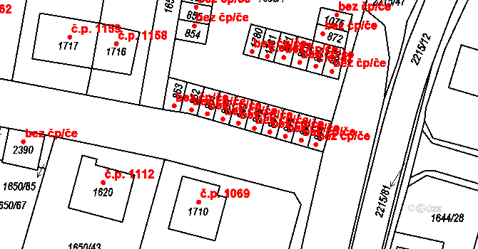 Ledeč nad Sázavou 43134793 na parcele st. 849 v KÚ Ledeč nad Sázavou, Katastrální mapa