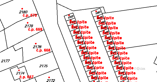 Krnov 45640793 na parcele st. 1058 v KÚ Krnov-Horní Předměstí, Katastrální mapa