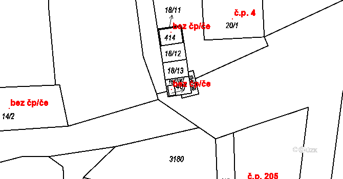 Ledčice 115348794 na parcele st. 467 v KÚ Ledčice, Katastrální mapa