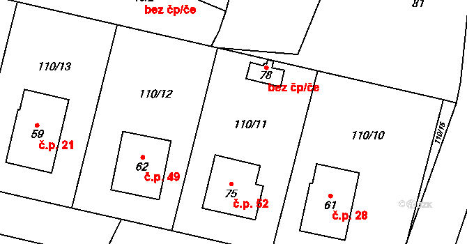 Krtov 41499794 na parcele st. 78 v KÚ Krtov, Katastrální mapa