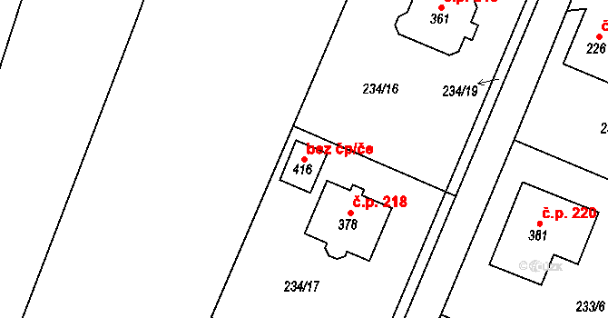 Ejpovice 49056794 na parcele st. 416 v KÚ Ejpovice, Katastrální mapa