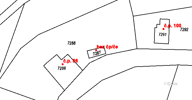 Jiřetín pod Bukovou 42943795 na parcele st. 7287 v KÚ Jiřetín pod Bukovou, Katastrální mapa