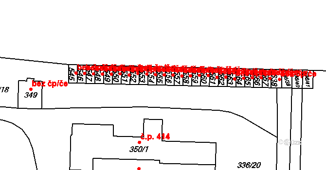 Bohušovice nad Ohří 47630795 na parcele st. 554 v KÚ Bohušovice nad Ohří, Katastrální mapa
