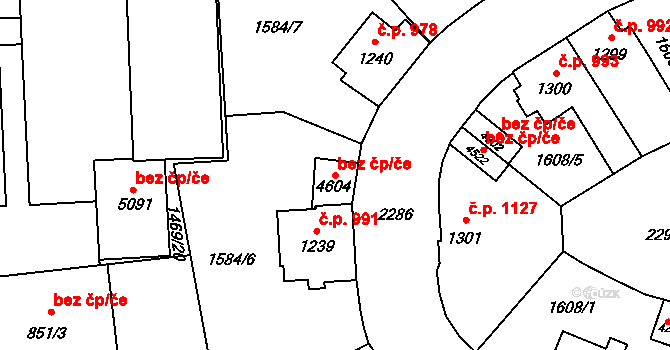 Šumperk 48515795 na parcele st. 4604 v KÚ Šumperk, Katastrální mapa